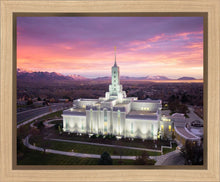 Load image into Gallery viewer, Mt Timpanogos Winter Sunset Aerial