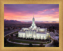 Load image into Gallery viewer, Mt Timpanogos Winter Sunset Aerial