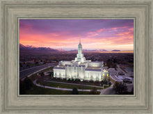 Load image into Gallery viewer, Mt Timpanogos Winter Sunset Aerial