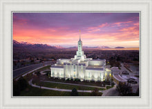 Load image into Gallery viewer, Mt Timpanogos Winter Sunset Aerial
