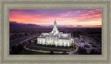Load image into Gallery viewer, Mt Timpanogos Winter Sunset Aerial