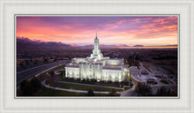 Load image into Gallery viewer, Mt Timpanogos Winter Sunset Aerial