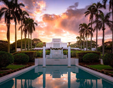 Load image into Gallery viewer, Laie Fountain Sunset