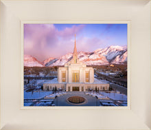 Load image into Gallery viewer, Ogden Winter Sunset Aerial
