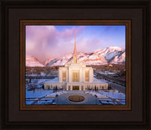 Load image into Gallery viewer, Ogden Winter Sunset Aerial
