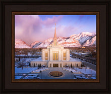 Load image into Gallery viewer, Ogden Winter Sunset Aerial