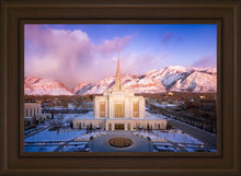 Load image into Gallery viewer, Ogden Winter Sunset Aerial