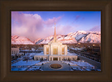 Load image into Gallery viewer, Ogden Winter Sunset Aerial