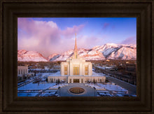 Load image into Gallery viewer, Ogden Winter Sunset Aerial