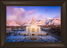 Load image into Gallery viewer, Ogden Winter Sunset Aerial