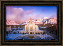 Load image into Gallery viewer, Ogden Winter Sunset Aerial