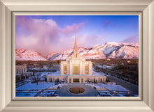 Load image into Gallery viewer, Ogden Winter Sunset Aerial