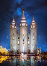 Load image into Gallery viewer, Salt Lake Starry Night Nativity
