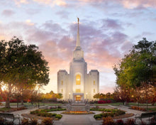 Load image into Gallery viewer, Brigham City Temple Autumn Panorama
