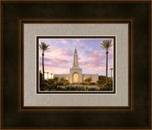 Load image into Gallery viewer, Redlands Temple Fountain Sunset