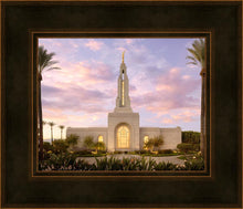 Load image into Gallery viewer, Redlands Temple Fountain Sunset