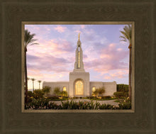 Load image into Gallery viewer, Redlands Temple Fountain Sunset