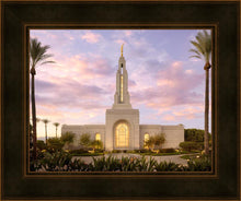 Load image into Gallery viewer, Redlands Temple Fountain Sunset