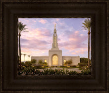 Load image into Gallery viewer, Redlands Temple Fountain Sunset