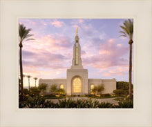 Load image into Gallery viewer, Redlands Temple Fountain Sunset