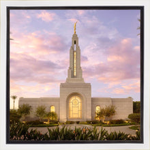Load image into Gallery viewer, Redlands Temple Fountain Sunset