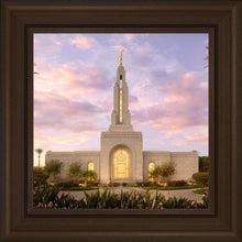Load image into Gallery viewer, Redlands Temple Fountain Sunset