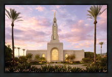 Load image into Gallery viewer, Redlands Temple Fountain Sunset