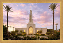 Load image into Gallery viewer, Redlands Temple Fountain Sunset