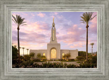 Load image into Gallery viewer, Redlands Temple Fountain Sunset