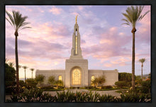 Load image into Gallery viewer, Redlands Temple Fountain Sunset