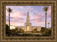 Load image into Gallery viewer, Redlands Temple Fountain Sunset