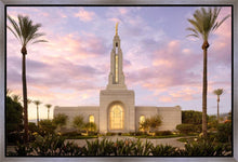 Load image into Gallery viewer, Redlands Temple Fountain Sunset