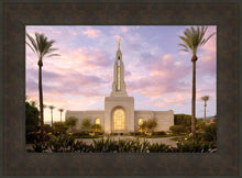 Load image into Gallery viewer, Redlands Temple Fountain Sunset