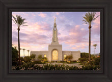 Load image into Gallery viewer, Redlands Temple Fountain Sunset