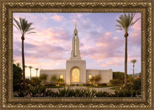 Load image into Gallery viewer, Redlands Temple Fountain Sunset