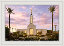Load image into Gallery viewer, Redlands Temple Fountain Sunset