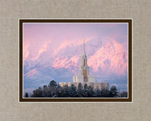 Load image into Gallery viewer, Payson Temple Winter Evening