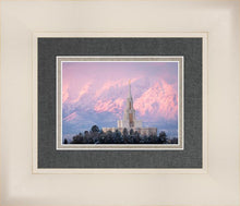 Load image into Gallery viewer, Payson Temple Winter Evening
