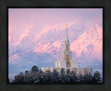 Load image into Gallery viewer, Payson Temple Winter Evening