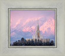 Load image into Gallery viewer, Payson Temple Winter Evening