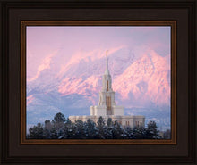 Load image into Gallery viewer, Payson Temple Winter Evening