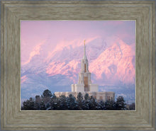 Load image into Gallery viewer, Payson Temple Winter Evening