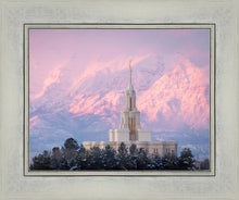 Load image into Gallery viewer, Payson Temple Winter Evening