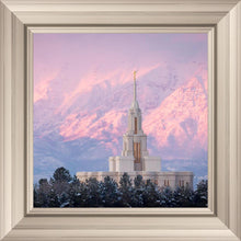 Load image into Gallery viewer, Payson Temple Winter Evening