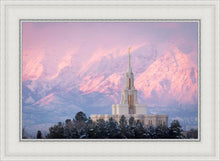 Load image into Gallery viewer, Payson Temple Winter Evening