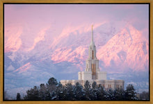 Load image into Gallery viewer, Payson Temple Winter Evening