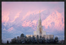Load image into Gallery viewer, Payson Temple Winter Evening