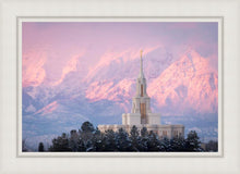 Load image into Gallery viewer, Payson Temple Winter Evening