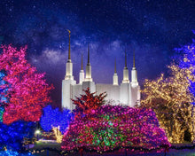 Load image into Gallery viewer, Washington DC Temple Christmas Lights
