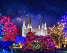 Load image into Gallery viewer, Washington DC Temple Christmas Lights